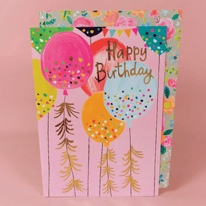 Happy Birthday Balloons Card by Paper Salad