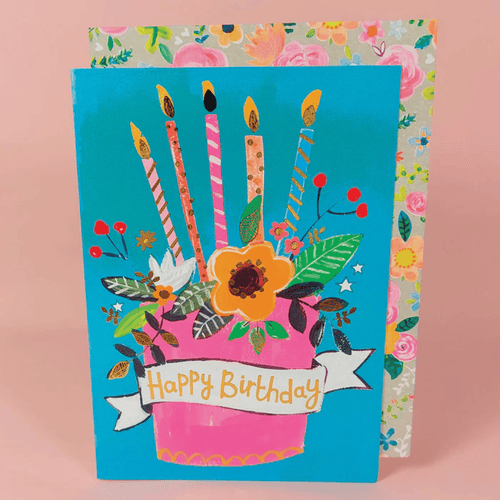 Happy Birthday Cake Card by Paper Salad