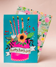 Happy Birthday Cake Card by Paper Salad