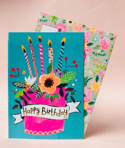 Happy Birthday Cake Card by Paper Salad