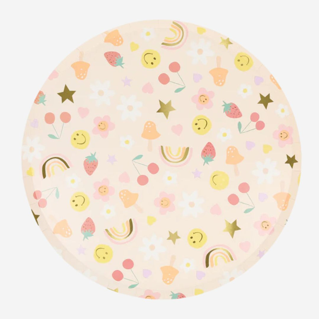 Happy Icons Dinner Paper Plates