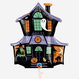 Haunted House Inflated Foil Balloon