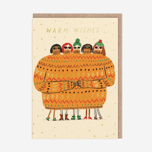 Warm Wishes Jumper Christmas Card