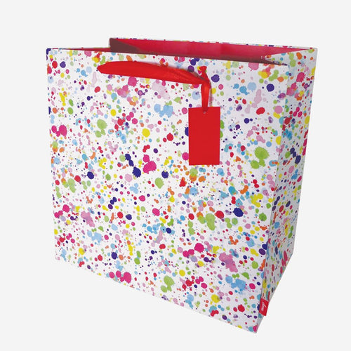 Jumbo Paint Splatter Gift Bag