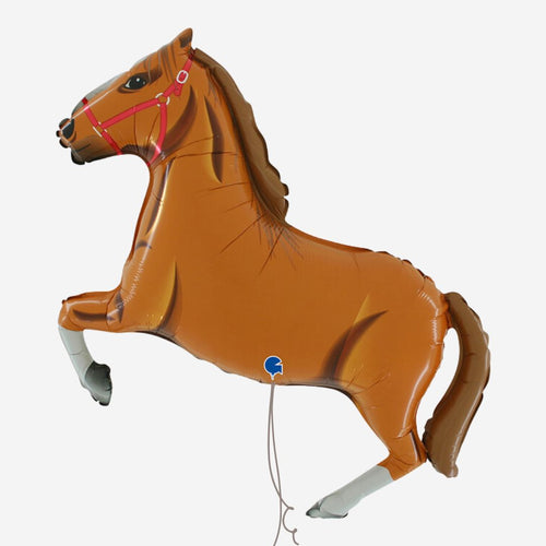 Light Brown Horse Inflated Foil Balloon