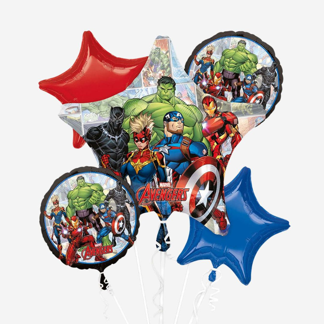 Avengers Marvel Powers Unite Inflated Foil Balloon Bouquet