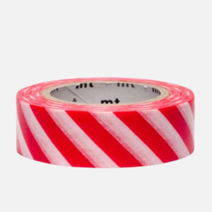 MT Red Stripes Masking Washi Tape