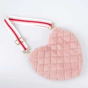 Plush Heart Bag by Meri Meri