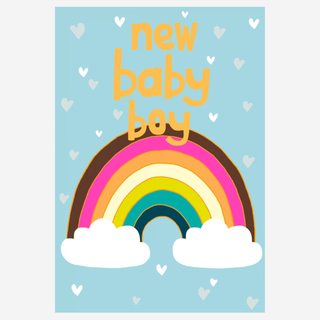 New Baby Boy Card by Paper Salad