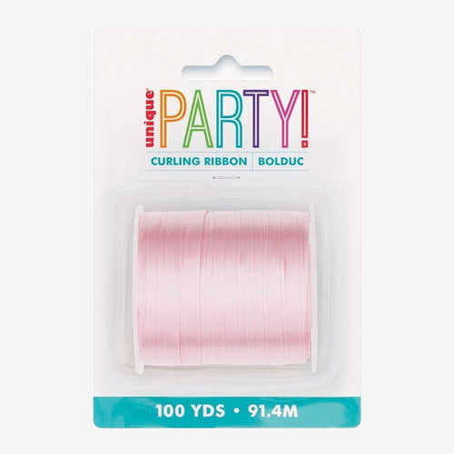 Pastel Pink Curling Ribbon