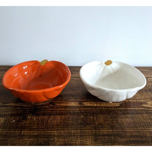 Decorative Ceramic Pumpkin Bowl