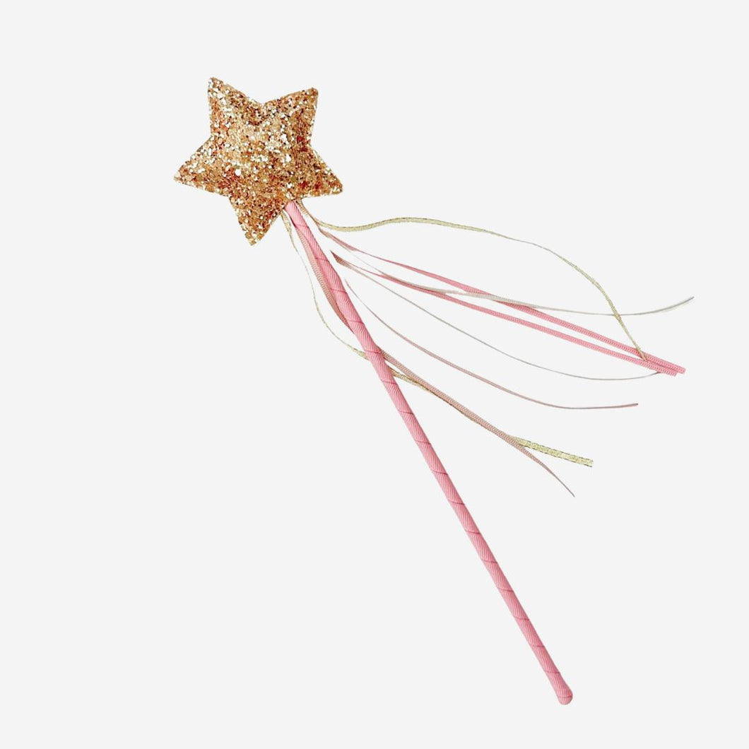 Pink Glitter Star Wand