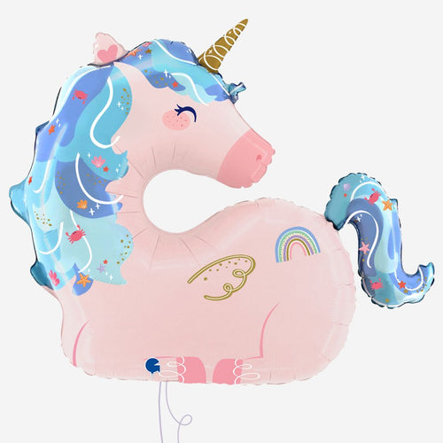 Maritime Unicorn Inflated Foil Balloon