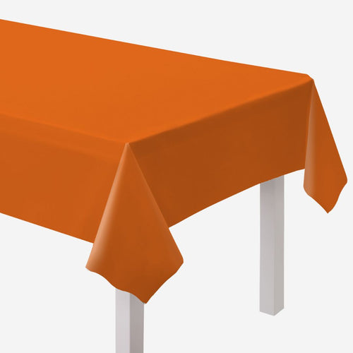 Pumpkin Orange Paper Tablecover