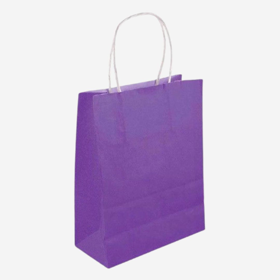 Eco-Friendly Purple Paper Party Bag