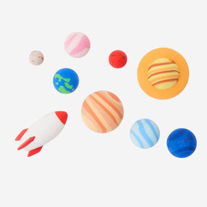 Solar System - Set of 9 Erasers