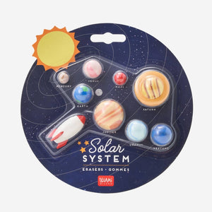 Solar System - Set of 9 Erasers