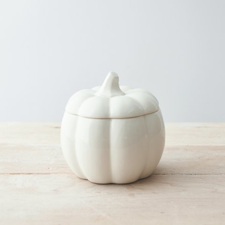 Ceramic Pumpkin Storage Pot