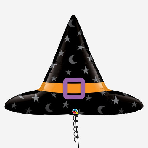 Witch's Hat Inflated Foil Balloon