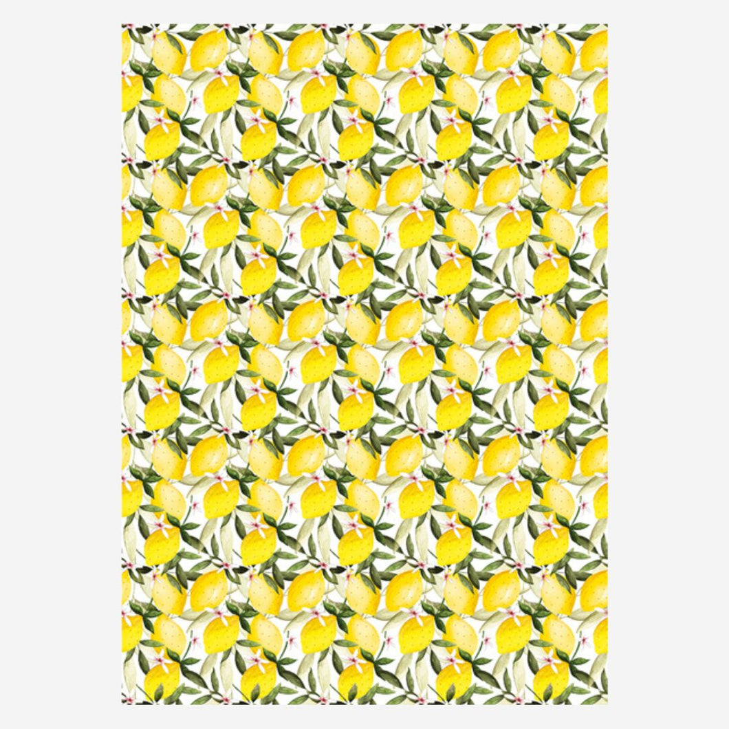 Lemons Wrapping Paper Roll