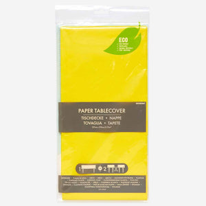 Yellow Paper Tablecover