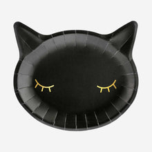 Black Cat Paper Plates