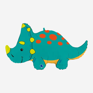 Triceratops Dinosaur Inflated Foil Balloon