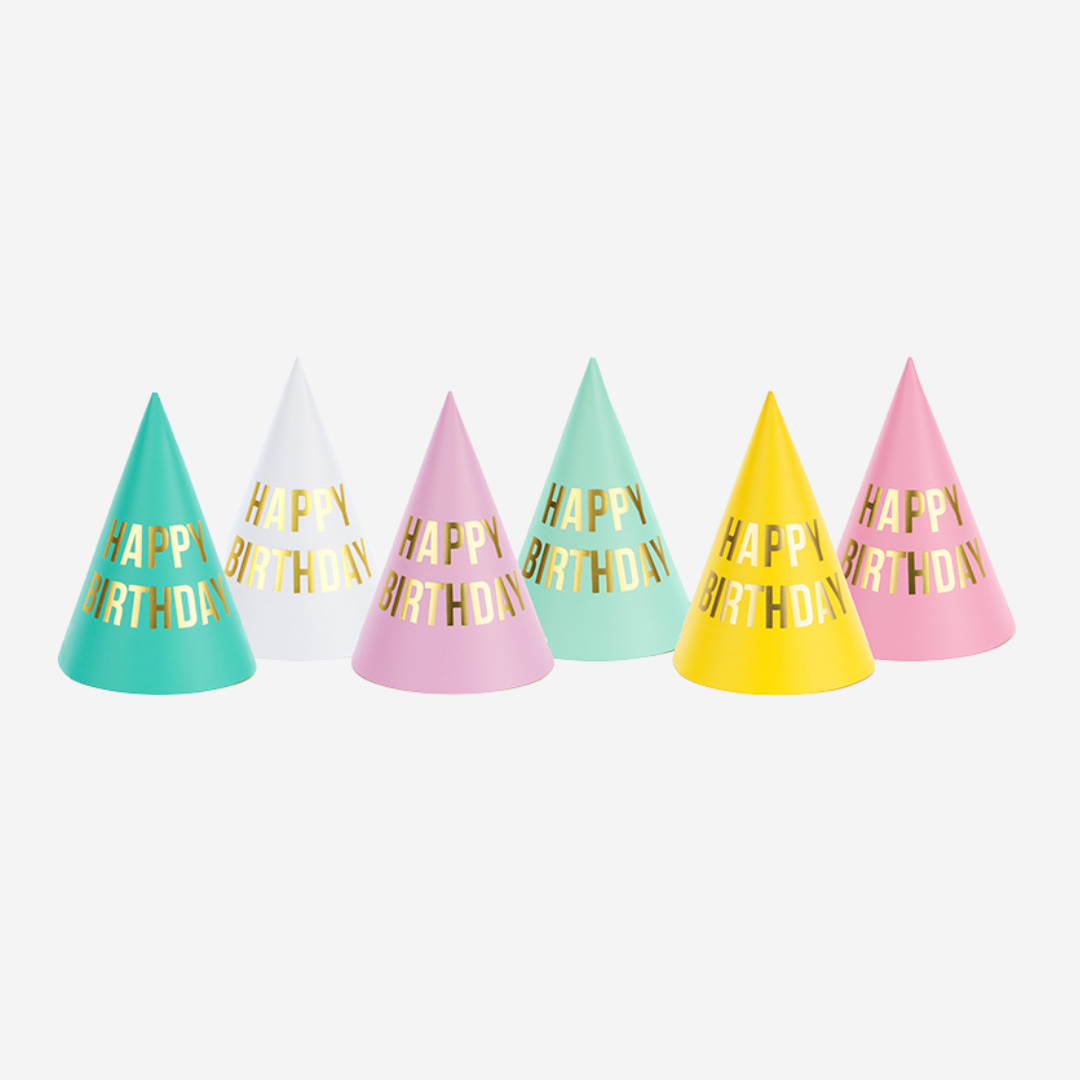 Happy Birthday Party Hats – The Balloon Works