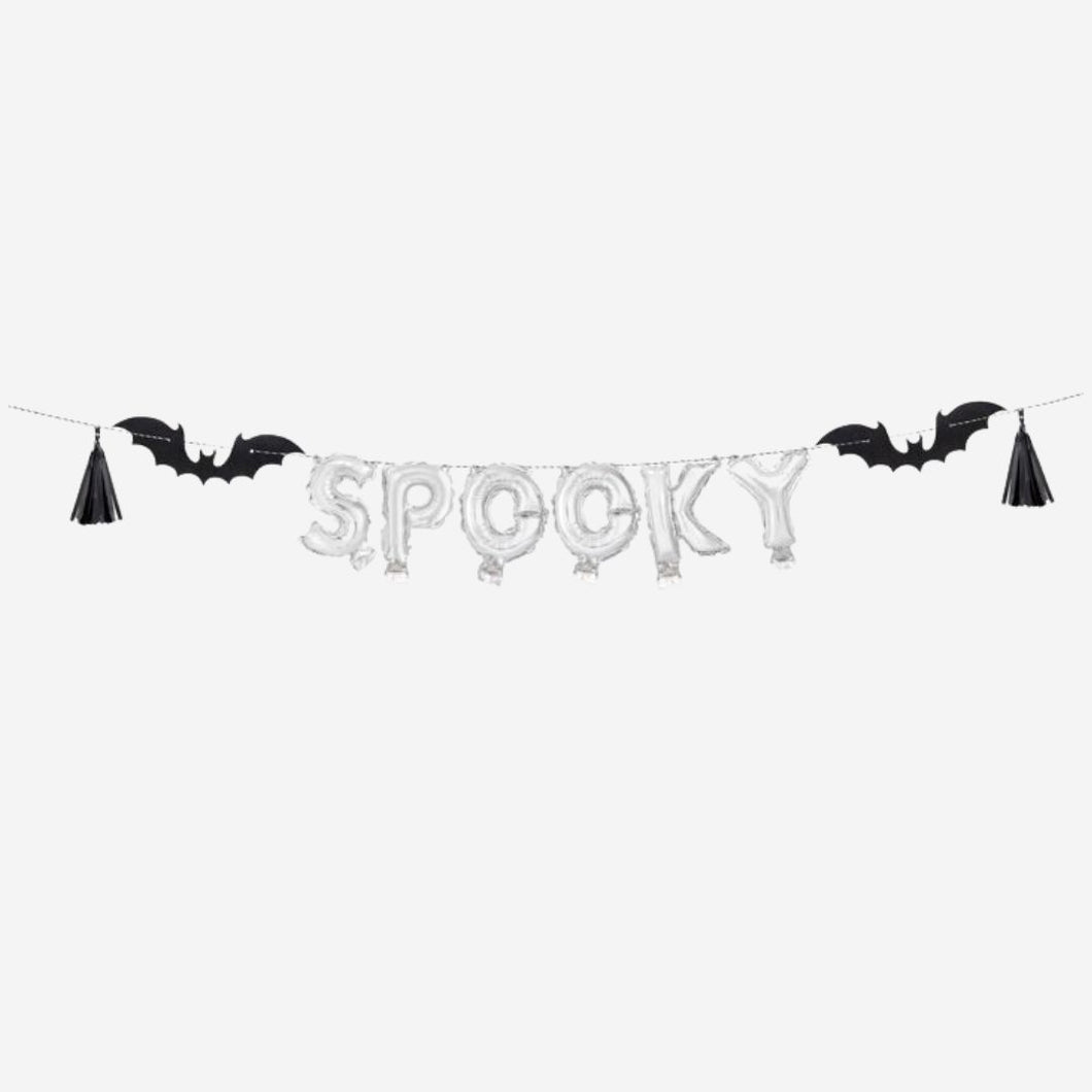 SPOOKY Halloween Balloon Banner