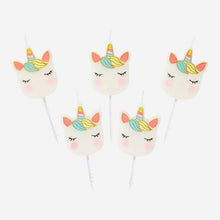 We Heart Unicorns Cake Candles